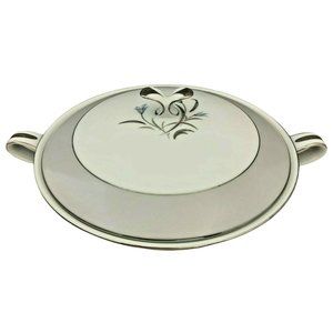 Vintage Noritake Theme 5545 Covered Round Vegetable Bowl - 8.75" Across